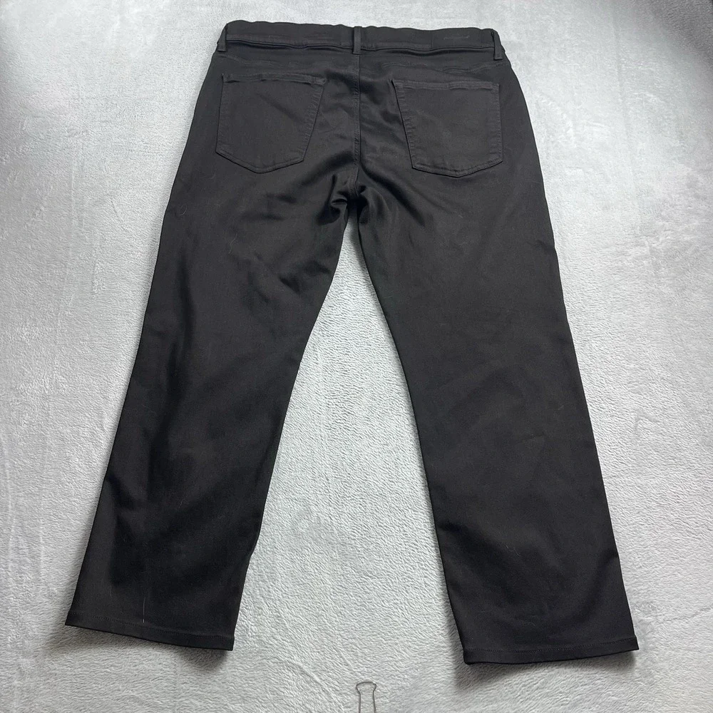 7 For All Mankind Jeans Mens 36x26 Black Slimmy Luxe Sport Stretch Straight